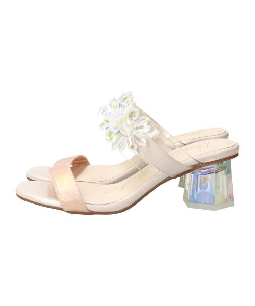 Bridget Birkin / ブリジットバーキン サンダル | 【Bridget Birkin】甲ビジュークリアヒールサンダル-(52310B) | 詳細20