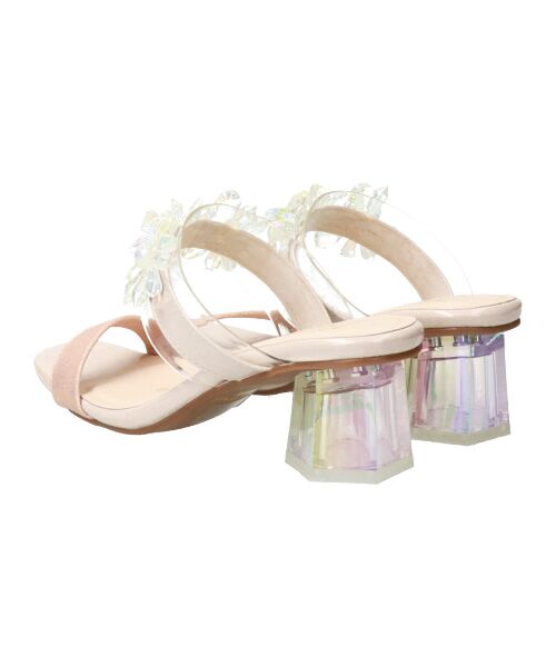 Bridget Birkin / ブリジットバーキン サンダル | 【Bridget Birkin】甲ビジュークリアヒールサンダル-(52310B) | 詳細21