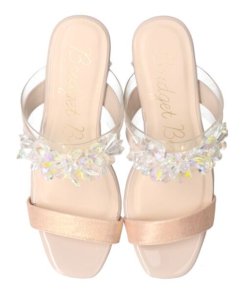 Bridget Birkin / ブリジットバーキン サンダル | 【Bridget Birkin】甲ビジュークリアヒールサンダル-(52310B) | 詳細23