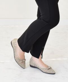 Bridget Birkin / ブリジットバーキン パンプス | 【BRIDGET BIRKIN WALK】チュールレースウォーキングパンプス-(55229B)