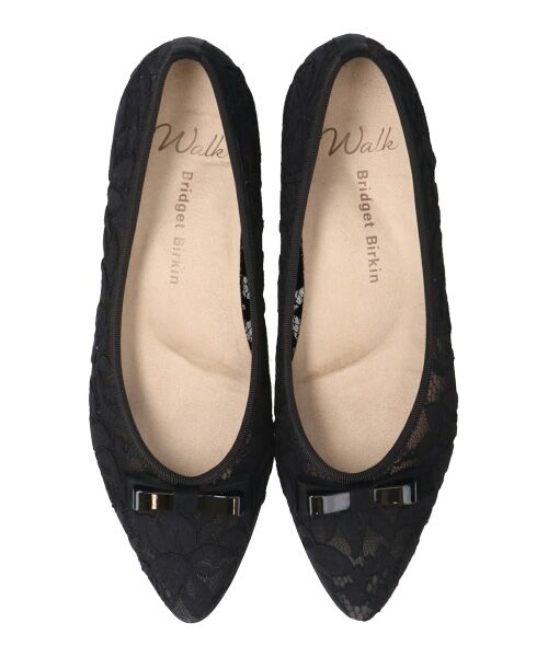 Bridget Birkin / ブリジットバーキン パンプス | 【BRIDGET BIRKIN WALK】チュールレースウォーキングパンプス-(55229B) | 詳細6
