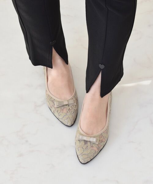 Bridget Birkin / ブリジットバーキン パンプス | 【BRIDGET BIRKIN WALK】チュールレースウォーキングパンプス-(55229B) | 詳細13