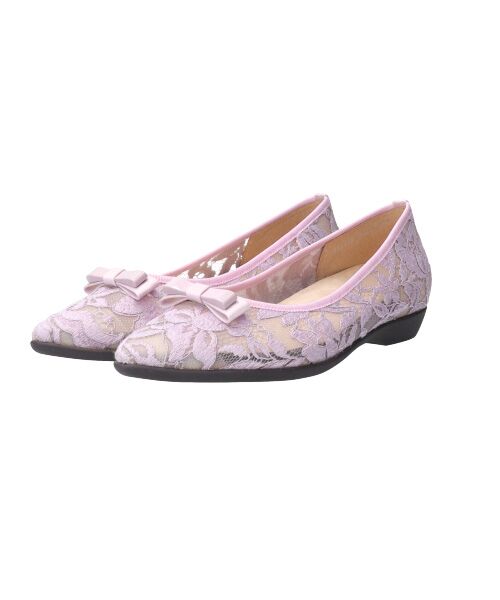 Bridget Birkin / ブリジットバーキン パンプス | 【BRIDGET BIRKIN WALK】チュールレースウォーキングパンプス-(55229B) | 詳細23