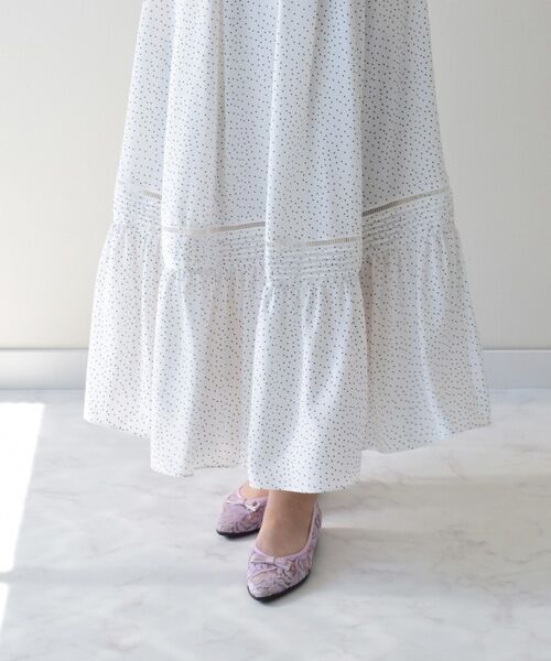 Bridget Birkin / ブリジットバーキン パンプス | 【BRIDGET BIRKIN WALK】チュールレースウォーキングパンプス-(55229B) | 詳細30