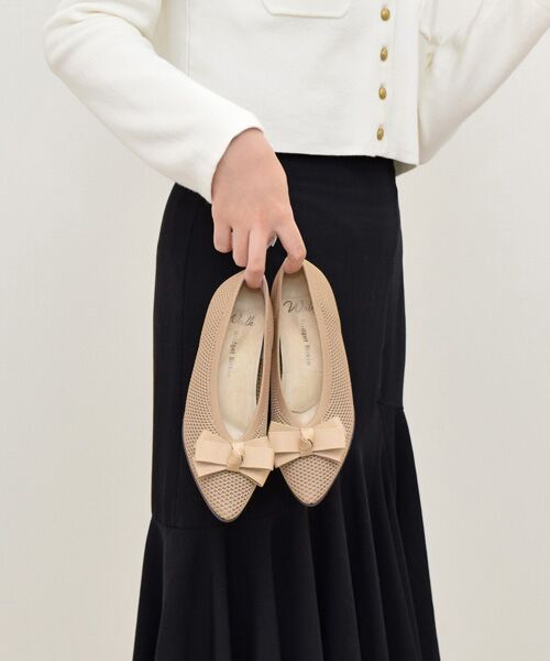 Bridget Birkin / ブリジットバーキン パンプス | 【BRIDGET BIRKIN WALK】ニット素材ウォーキングパンプス-(55231B) | 詳細18