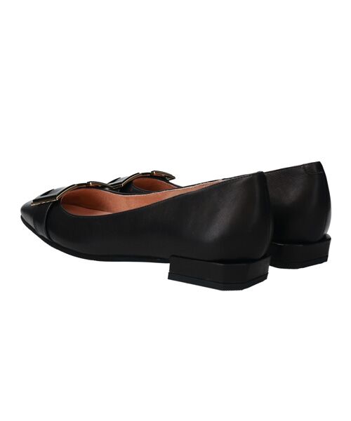 Bridget Birkin / ブリジットバーキン パンプス | 【PARADIS COULEUR】ソフトスクエアローヒールバックルパンプス | 詳細3