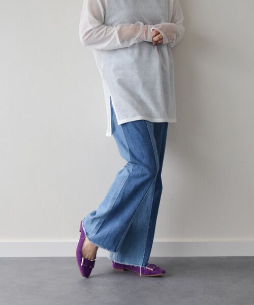 Bridget Birkin / ブリジットバーキン パンプス | 【PARADIS COULEUR】ソフトスクエアローヒールバックルパンプス | 詳細28