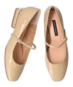 Bridget Birkin / ブリジットバーキン パンプス | 【PARADIS COULEUR】パールヒールストラップパンプス