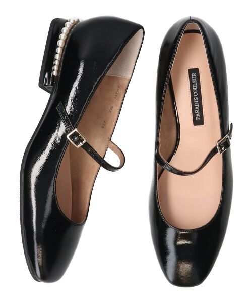 Bridget Birkin / ブリジットバーキン パンプス | 【PARADIS COULEUR】パールヒールストラップパンプス | 詳細16