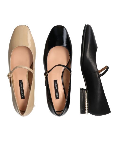 Bridget Birkin / ブリジットバーキン パンプス | 【PARADIS COULEUR】パールヒールストラップパンプス | 詳細30