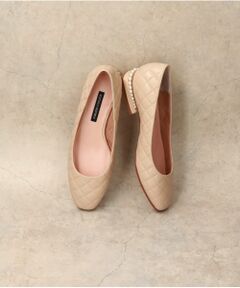 Bridget Birkin / ブリジットバーキン パンプス | 【PARADIS COULEUR】パールヒールキルティングパンプス