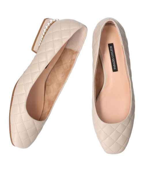 Bridget Birkin / ブリジットバーキン パンプス | 【PARADIS COULEUR】パールヒールキルティングパンプス | 詳細8