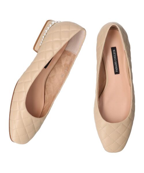 Bridget Birkin / ブリジットバーキン パンプス | 【PARADIS COULEUR】パールヒールキルティングパンプス | 詳細16