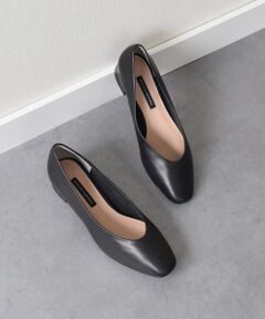 Bridget Birkin / ブリジットバーキン パンプス | 【PARADIS COULEUR】ソフトスクエアトウローヒールパンプス