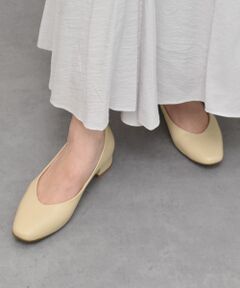 Bridget Birkin / ブリジットバーキン パンプス | 【PARADIS COULEUR】ソフトスクエアトウローヒールパンプス