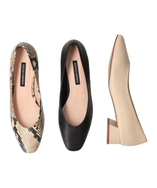 Bridget Birkin / ブリジットバーキン パンプス | 【PARADIS COULEUR】ソフトスクエアトウローヒールパンプス | 詳細26