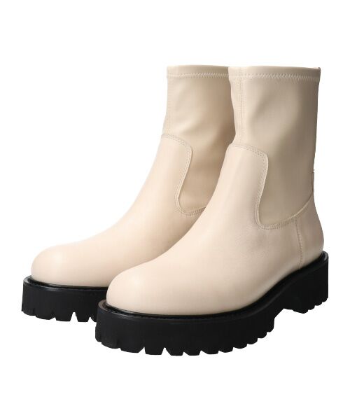 Bridget Birkin / ブリジットバーキン ブーツ（ショート丈） | 【PARADIS COULEUR】EVAソールバックジップストレッチブーツ | 詳細8