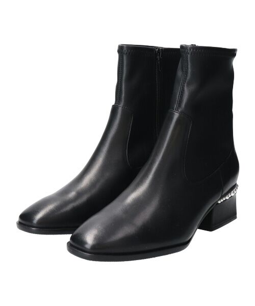 Bridget Birkin / ブリジットバーキン ブーツ（ショート丈） | 【PARADIS COULEUR】パールヒールストレッチショートブーツ | 詳細3