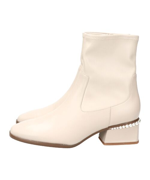 Bridget Birkin / ブリジットバーキン ブーツ（ショート丈） | 【PARADIS COULEUR】パールヒールストレッチショートブーツ | 詳細13