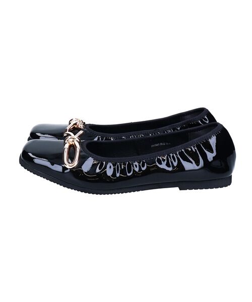 Bridget Birkin / ブリジットバーキン バレエシューズ | 【PARADIS COULEUR】スクエアトウメタルリボンバレエシューズ | 詳細2