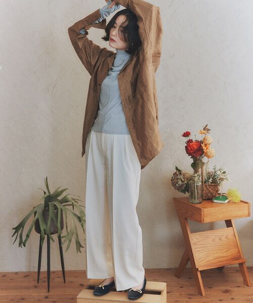 Bridget Birkin / ブリジットバーキン バレエシューズ | 【PARADIS COULEUR】スクエアトウメタルリボンバレエシューズ | 詳細20