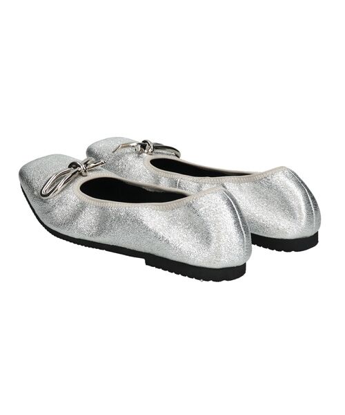 Bridget Birkin / ブリジットバーキン バレエシューズ | 【PARADIS COULEUR】スクエアトウメタルリボンバレエシューズ | 詳細25