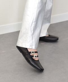 Bridget Birkin / ブリジットバーキン バレエシューズ | 【PARADIS COULEUR】ビジューバックルダブルストラップバレエ