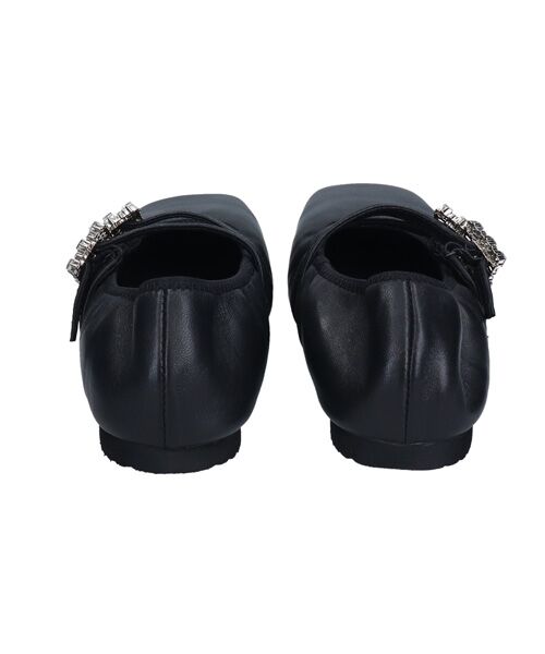 Bridget Birkin / ブリジットバーキン バレエシューズ | 【PARADIS COULEUR】ビジューバックルダブルストラップバレエ | 詳細4