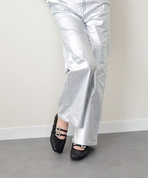 Bridget Birkin / ブリジットバーキン バレエシューズ | 【PARADIS COULEUR】ビジューバックルダブルストラップバレエ | 詳細8