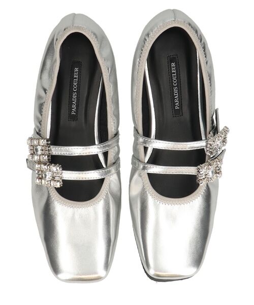 Bridget Birkin / ブリジットバーキン バレエシューズ | 【PARADIS COULEUR】ビジューバックルダブルストラップバレエ | 詳細22