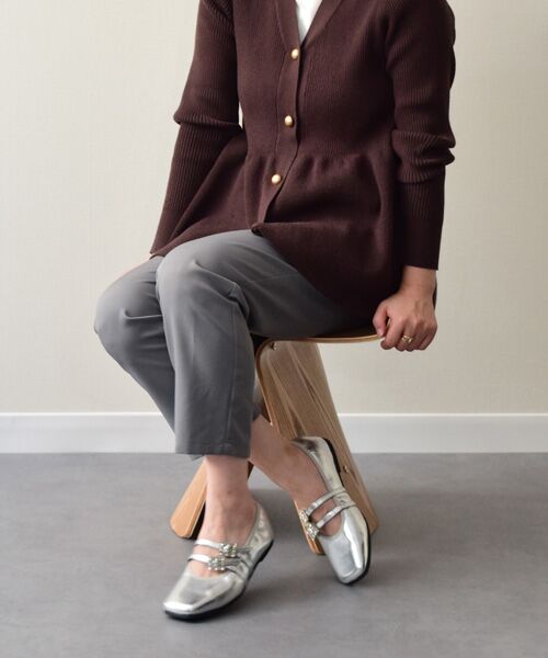 Bridget Birkin / ブリジットバーキン バレエシューズ | 【PARADIS COULEUR】ビジューバックルダブルストラップバレエ | 詳細27