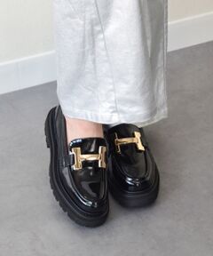 Bridget Birkin / ブリジットバーキン ビジネス・ドレスシューズ | 【PARADIS COULEUR】メタルオーナメント撥水ローファー