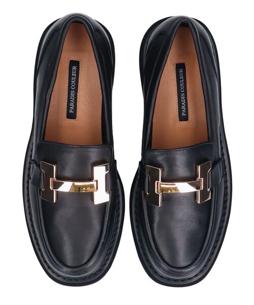 Bridget Birkin / ブリジットバーキン ビジネス・ドレスシューズ | 【PARADIS COULEUR】メタルオーナメント撥水ローファー | 詳細5