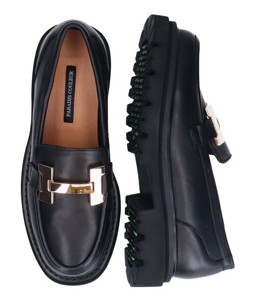 Bridget Birkin / ブリジットバーキン ビジネス・ドレスシューズ | 【PARADIS COULEUR】メタルオーナメント撥水ローファー | 詳細6