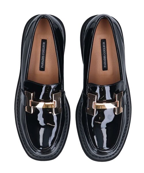 Bridget Birkin / ブリジットバーキン ビジネス・ドレスシューズ | 【PARADIS COULEUR】メタルオーナメント撥水ローファー | 詳細12