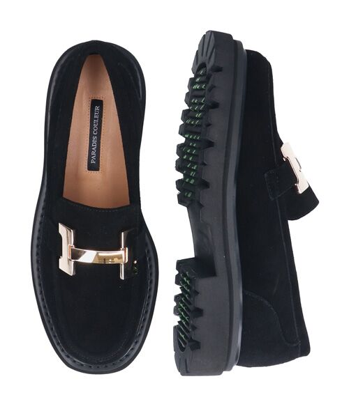 Bridget Birkin / ブリジットバーキン ビジネス・ドレスシューズ | 【PARADIS COULEUR】メタルオーナメント撥水ローファー | 詳細22