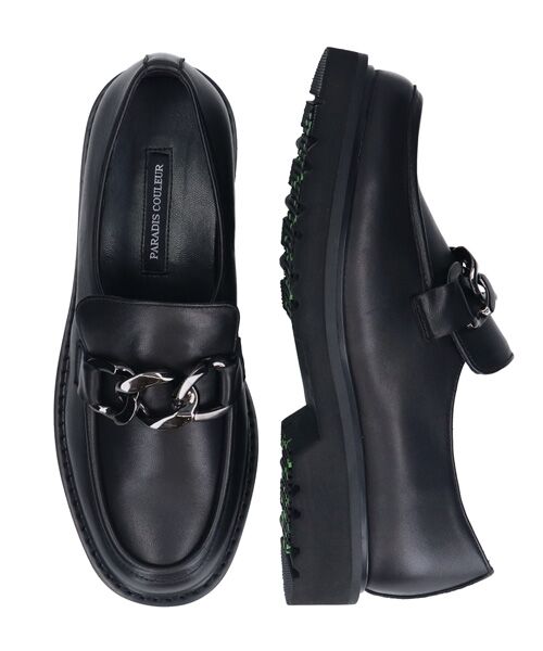 Bridget Birkin / ブリジットバーキン ビジネス・ドレスシューズ | 【PARADIS COULEUR】防滑ソール撥水チェーンローファー | 詳細6