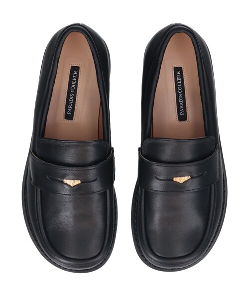 Bridget Birkin / ブリジットバーキン ビジネス・ドレスシューズ | 【PARADIS COULEUR】オブリークトウ撥水ペニーローファー | 詳細5