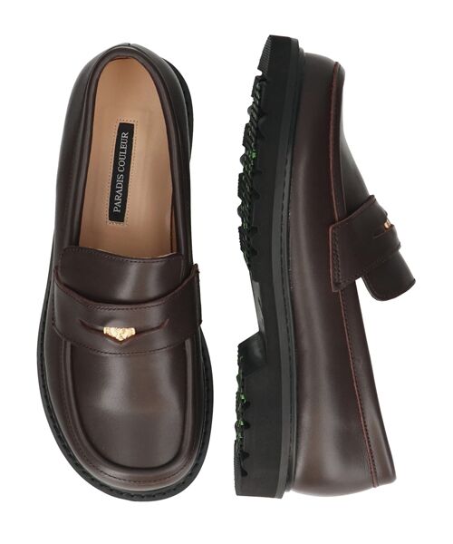 Bridget Birkin / ブリジットバーキン ビジネス・ドレスシューズ | 【PARADIS COULEUR】オブリークトウ撥水ペニーローファー | 詳細22