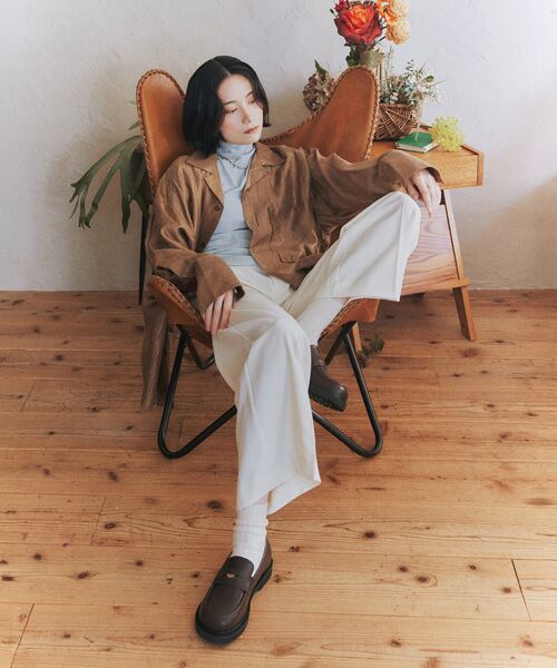 Bridget Birkin / ブリジットバーキン ビジネス・ドレスシューズ | 【PARADIS COULEUR】オブリークトウ撥水ペニーローファー | 詳細25