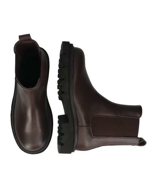 Bridget Birkin/ブリジットバーキン 【PARADIS COULEUR】防滑ソール撥水サイドゴアブーツ ダークブラウン 23.5 Bridget Birkin/ブリジットバーキン 【PARADIS COULEUR】防滑ソール撥水サイドゴアブーツ ダークブラウン 23.5