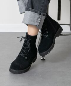 Bridget Birkin / ブリジットバーキン ブーツ（ショート丈） | 【PARADIS COULEUR】オブリークトウ撥水レースアップブーツ