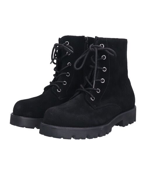 Bridget Birkin / ブリジットバーキン ブーツ（ショート丈） | 【PARADIS COULEUR】オブリークトウ撥水レースアップブーツ | 詳細11