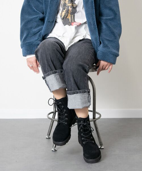 Bridget Birkin / ブリジットバーキン ブーツ（ショート丈） | 【PARADIS COULEUR】オブリークトウ撥水レースアップブーツ | 詳細20