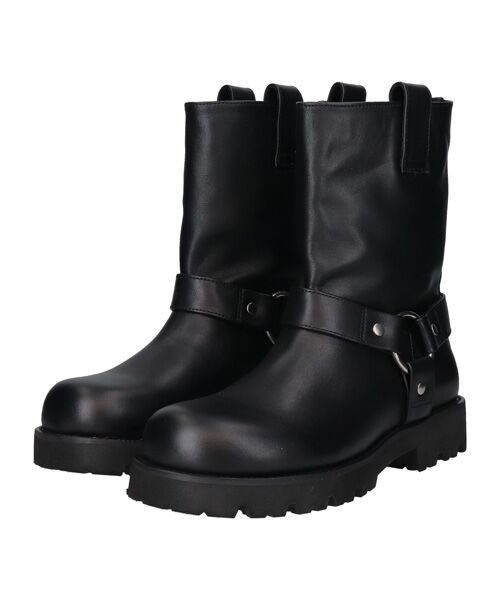 Bridget Birkin / ブリジットバーキン ブーツ（ショート丈） | 【PARADIS COULEUR】オブリークトウリングエンジニアブーツ | 詳細1