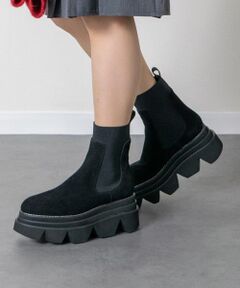 Bridget Birkin / ブリジットバーキン ブーツ（ショート丈） | 【PARADIS COULEUR】ボリュームソールサイドゴアブーツ