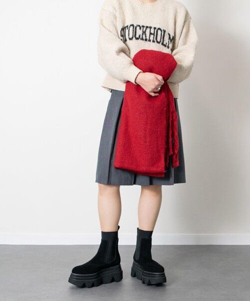 Bridget Birkin / ブリジットバーキン ブーツ（ショート丈） | 【PARADIS COULEUR】ボリュームソールサイドゴアブーツ | 詳細15