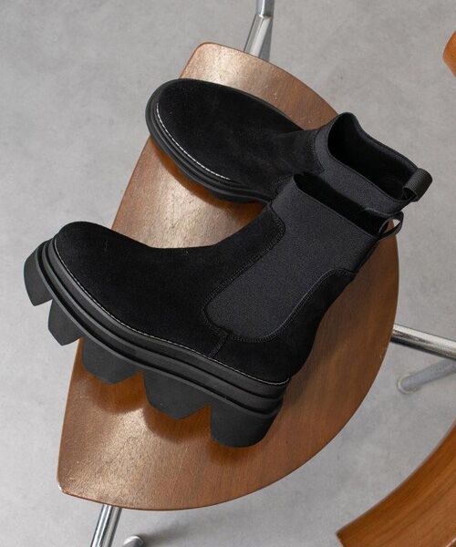 Bridget Birkin / ブリジットバーキン ブーツ（ショート丈） | 【PARADIS COULEUR】ボリュームソールサイドゴアブーツ | 詳細16