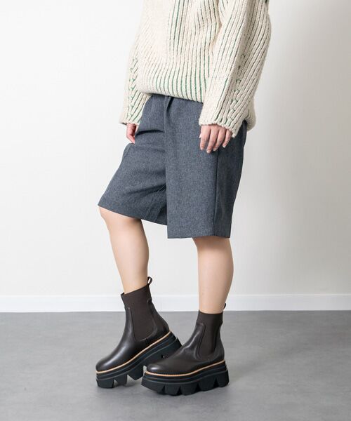 Bridget Birkin / ブリジットバーキン ブーツ（ショート丈） | 【PARADIS COULEUR】ボリュームソールサイドゴアブーツ | 詳細25
