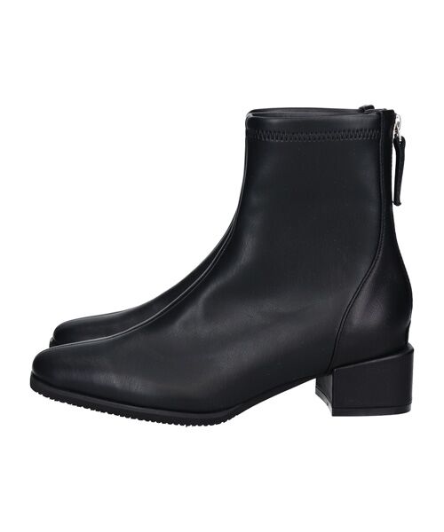 Bridget Birkin / ブリジットバーキン ブーツ（ショート丈） | 【PARADIS COULEUR】スクエアトウバックジップストレッチブーツ | 詳細2